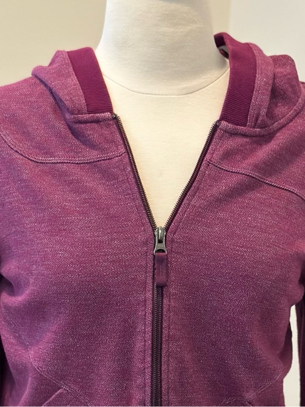 Lole Women's Heathered Plum Zip Hoodie